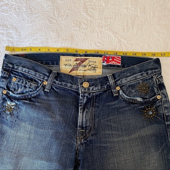 7 for All Mankind Limited Edition Studded Jeans - Picture 9 of 16